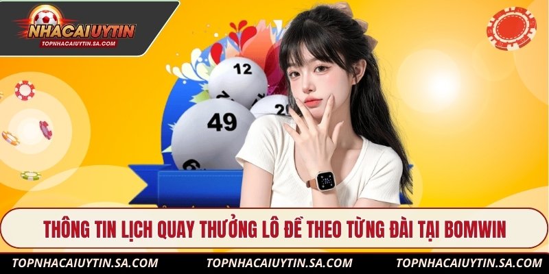 Thông tin lịch quay thưởng lô đề theo từng đài tại Bomwin