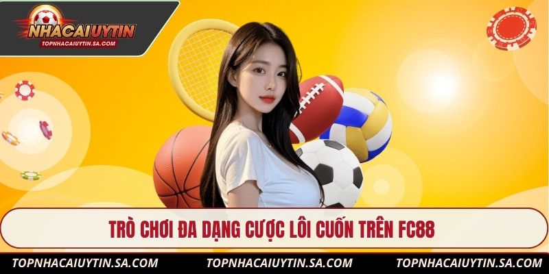 Trò chơi đa dạng cược lôi cuốn trên Fc88